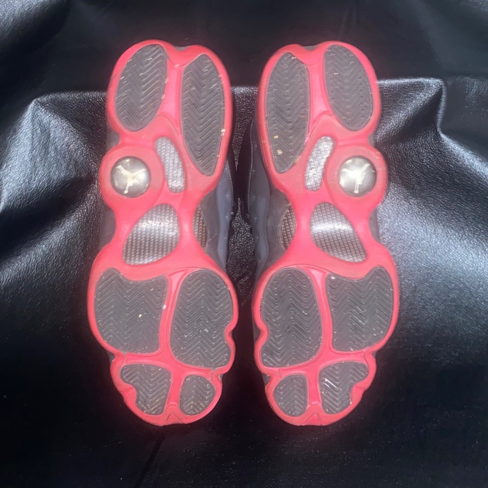 Jordan Kids Sneakers in Black, Gray, and Red - Picture 7 of 7